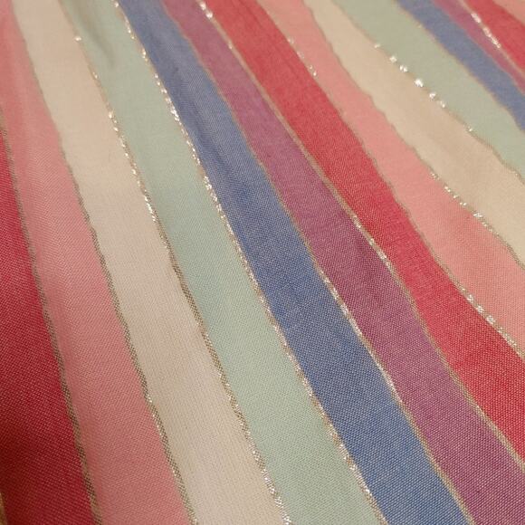 Privacy please cherry mini in prism dress Striped Pastel Size Medium M Bow Urban - Picture 8 of 12